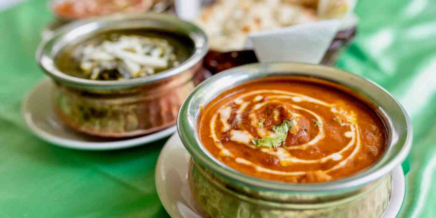 Chicken Tikka Masala and Saag Paneer